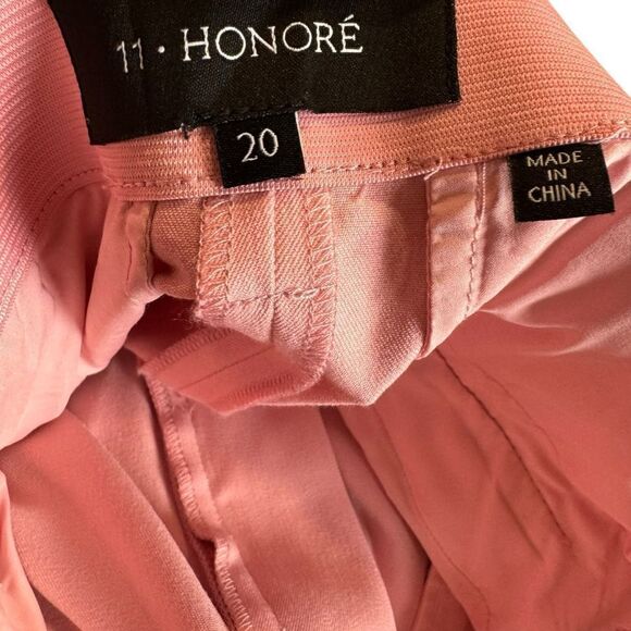 Revolve 11 Honore Chloe Straight Leg pants in Soft Pink Plus NWOT - Picture 8 of 10